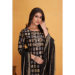 Picture of Appealing Silk Black Readymade Salwar Kameez