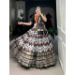 Picture of Comely Rayon & Cotton Dim Gray Lehenga Choli