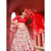 Picture of Nice Silk Crimson Lehenga Choli