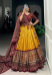 Picture of Amazing Silk Golden Rod Lehenga Choli