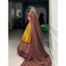 Picture of Amazing Silk Golden Rod Lehenga Choli