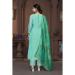 Picture of Medium Aqua Marine Straight Cut Salwar Kameez