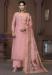 Picture of Chiffon Rosy Brown Straight Cut Salwar Kameez