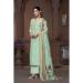 Picture of Chiffon Dark Sea Green Straight Cut Salwar Kameez