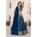 Picture of Pretty Georgette Navy Blue Lehenga Choli