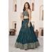 Picture of Beauteous Georgette Dark Green Lehenga Choli