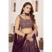 Picture of Beauteous Georgette Maroon Lehenga Choli