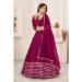 Picture of Appealing Georgette Deep Pink Lehenga Choli