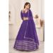 Picture of Good Looking Georgette Purple Lehenga Choli