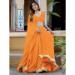 Picture of Marvelous Georgette Sandy Brown Lehenga Choli