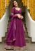 Picture of Excellent Georgette Purple Lehenga Choli