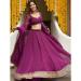 Picture of Excellent Georgette Purple Lehenga Choli