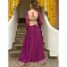 Picture of Excellent Georgette Purple Lehenga Choli