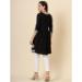 Picture of Alluring Rayon Black Kurtis & Tunic