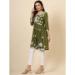 Picture of Fine Rayon Dark Olive Green Kurtis & Tunic