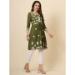 Picture of Fine Rayon Dark Olive Green Kurtis & Tunic