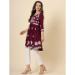 Picture of Fascinating Rayon Saddle Brown Kurtis & Tunic