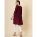 Picture of Fascinating Rayon Saddle Brown Kurtis & Tunic