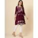 Picture of Fascinating Rayon Saddle Brown Kurtis & Tunic