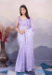 Picture of Amazing Silk Lavender Saree