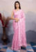 Picture of Gorgeous Silk Pale Violet Red Saree