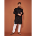 Picture of Fine Cotton Black Kurtas