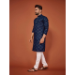 Picture of Classy Cotton Midnight Blue Kurtas