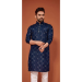 Picture of Stunning Cotton Midnight Blue Kurtas