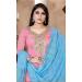 Picture of Chiffon Light Coral Straight Cut Salwar Kameez