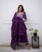 Picture of Excellent Chiffon Purple Readymade Salwar Kameez