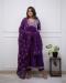 Picture of Excellent Chiffon Purple Readymade Salwar Kameez