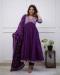 Picture of Excellent Chiffon Purple Readymade Salwar Kameez