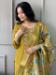 Picture of Wonderful Chiffon Olive Drab Readymade Salwar Kameez