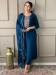 Picture of Delightful Chiffon Teal Readymade Salwar Kameez