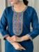 Picture of Delightful Chiffon Teal Readymade Salwar Kameez