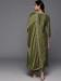 Picture of Chiffon Dark Olive Green Readymade Salwar Kameez