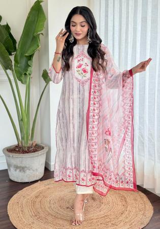 Picture of Sightly Chiffon Azure Readymade Salwar Kameez