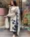 Picture of Taking Chiffon Off White Readymade Salwar Kameez