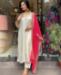 Picture of Amazing Chiffon Off White Readymade Salwar Kameez