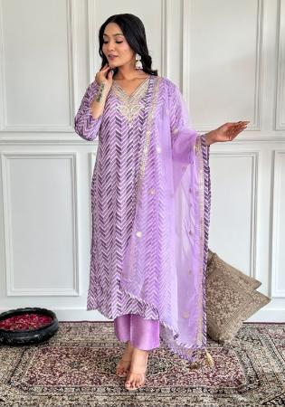 Picture of Delightful Chiffon Thistle Readymade Salwar Kameez