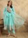 Picture of Shapely Chiffon Powder Blue Readymade Salwar Kameez