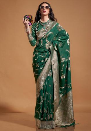 Picture of Splendid Georgette Sea Green Saree