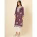 Picture of Pretty Rayon Dim Gray Kurtis & Tunic