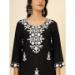 Picture of Delightful Rayon Black Kurtis & Tunic