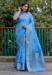 Picture of Wonderful Silk Cornflower Blue Saree