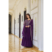 Picture of Sightly Georgette Purple Readymade Gown