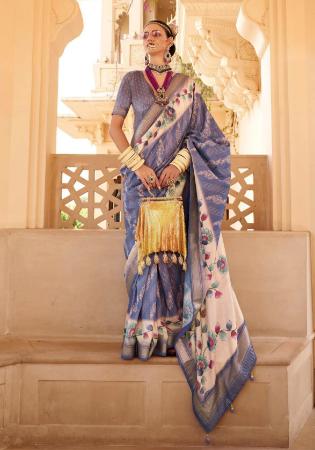 Picture of Alluring Silk Dim Gray Saree