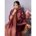 Picture of Elegant Organza Indian Red Saree