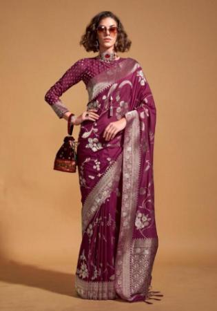 Picture of Charming Georgette Brown Saree