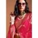 Picture of Stunning Georgette Crimson Saree